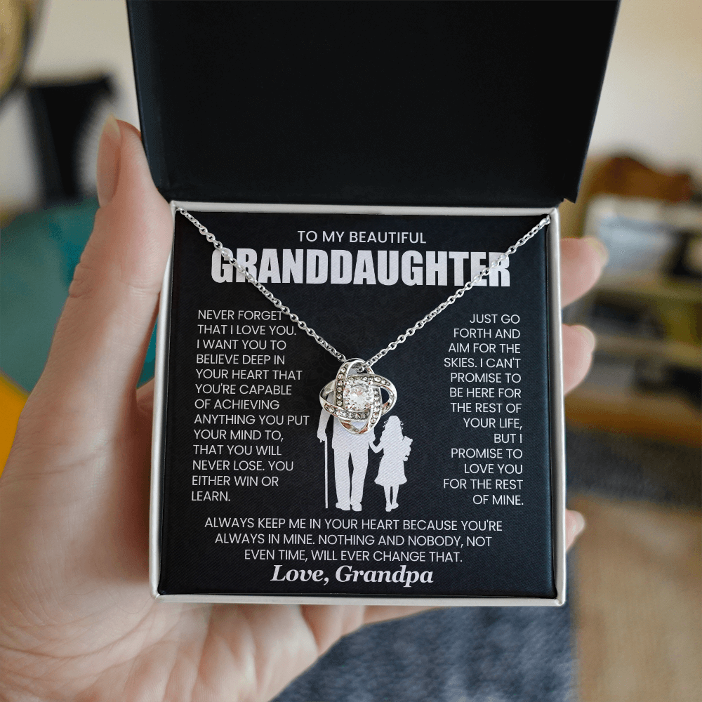 An meine wunderschöne Enkelin, Liebesknoten Geschenkset - KT155