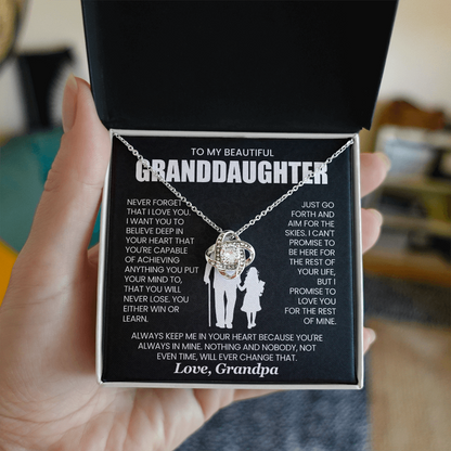 An meine wunderschöne Enkelin, Liebesknoten Geschenkset - KT155