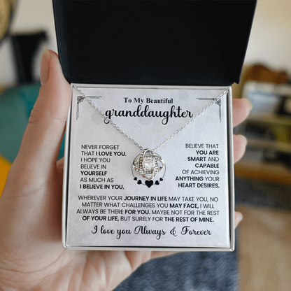 An meine wunderschöne Enkelin – Liebesknoten Geschenkset – KT169