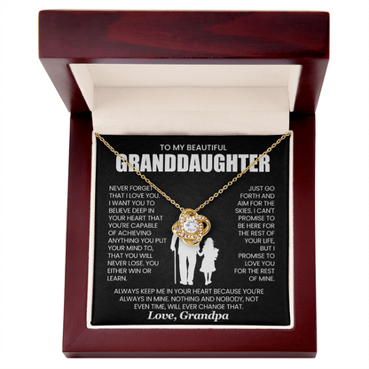 An meine wunderschöne Enkelin, Liebesknoten Geschenkset - KT155