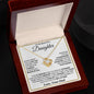 To My Beautiful Daughter, Never Forget That I Love You - Love Knot Necklace