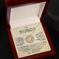 To My Shieldmaiden - I Love You To Valhalla And Back - Love Knot Necklace