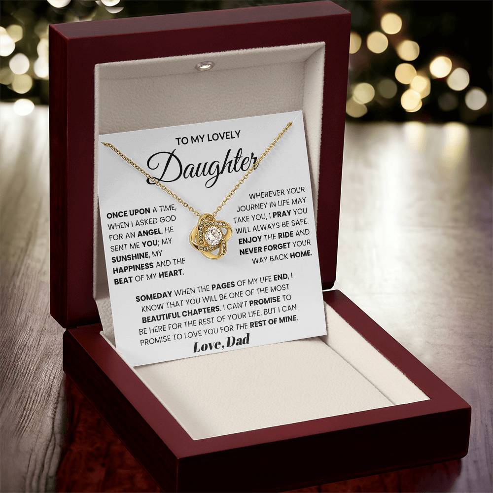 To My Daughter - Once Upon A Time, When I Asked God For An Angel