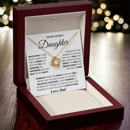 To My Daughter - Once Upon A Time, When I Asked God For An Angel