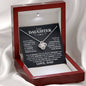 To My Daughter, Never Forget That I Love You Forever - Love Knot Necklace