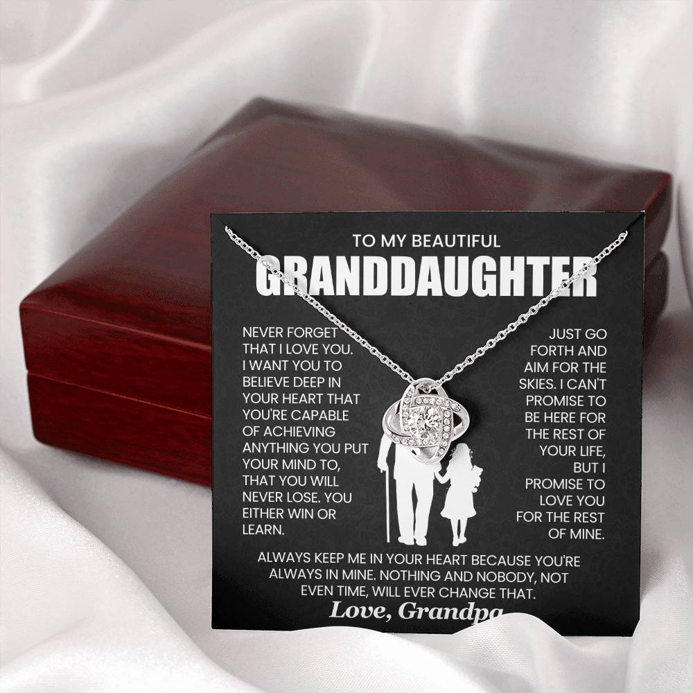 An meine wunderschöne Enkelin, Liebesknoten-Geschenkset – KT157