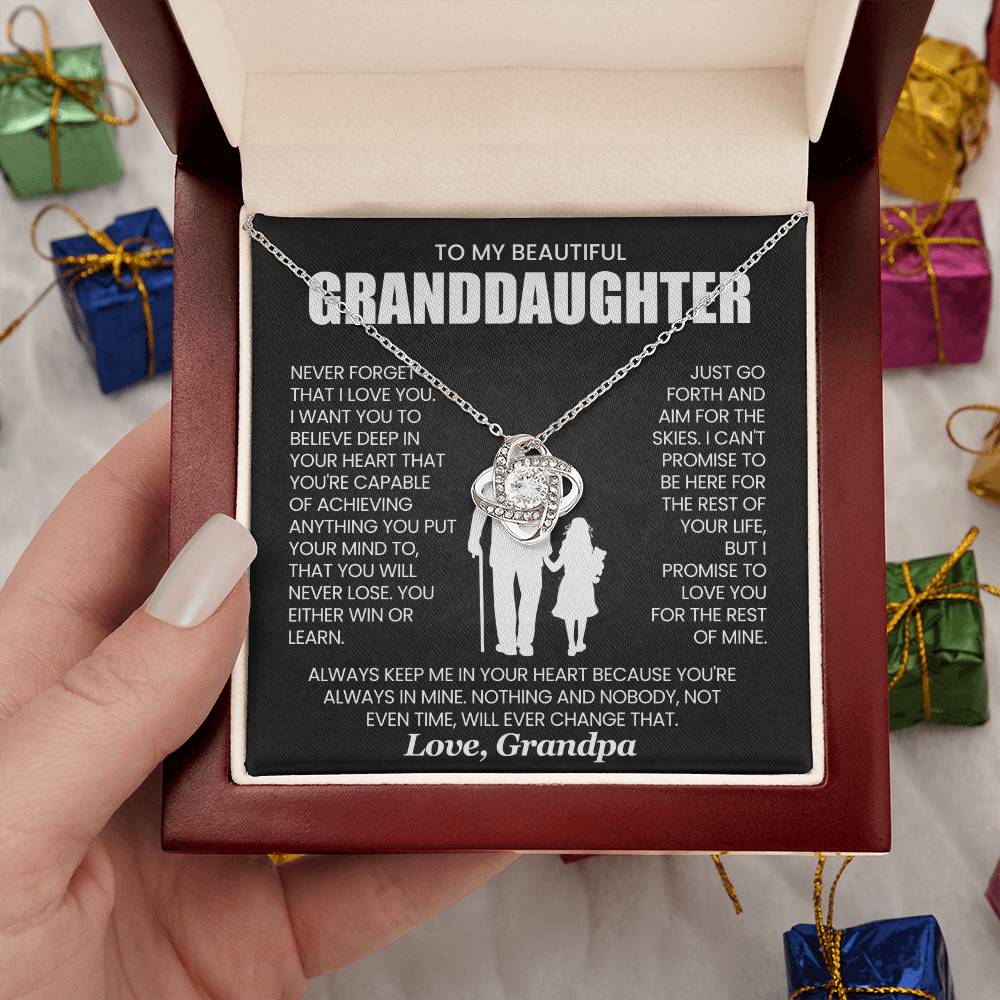 An meine wunderschöne Enkelin, Liebesknoten-Geschenkset – KT157