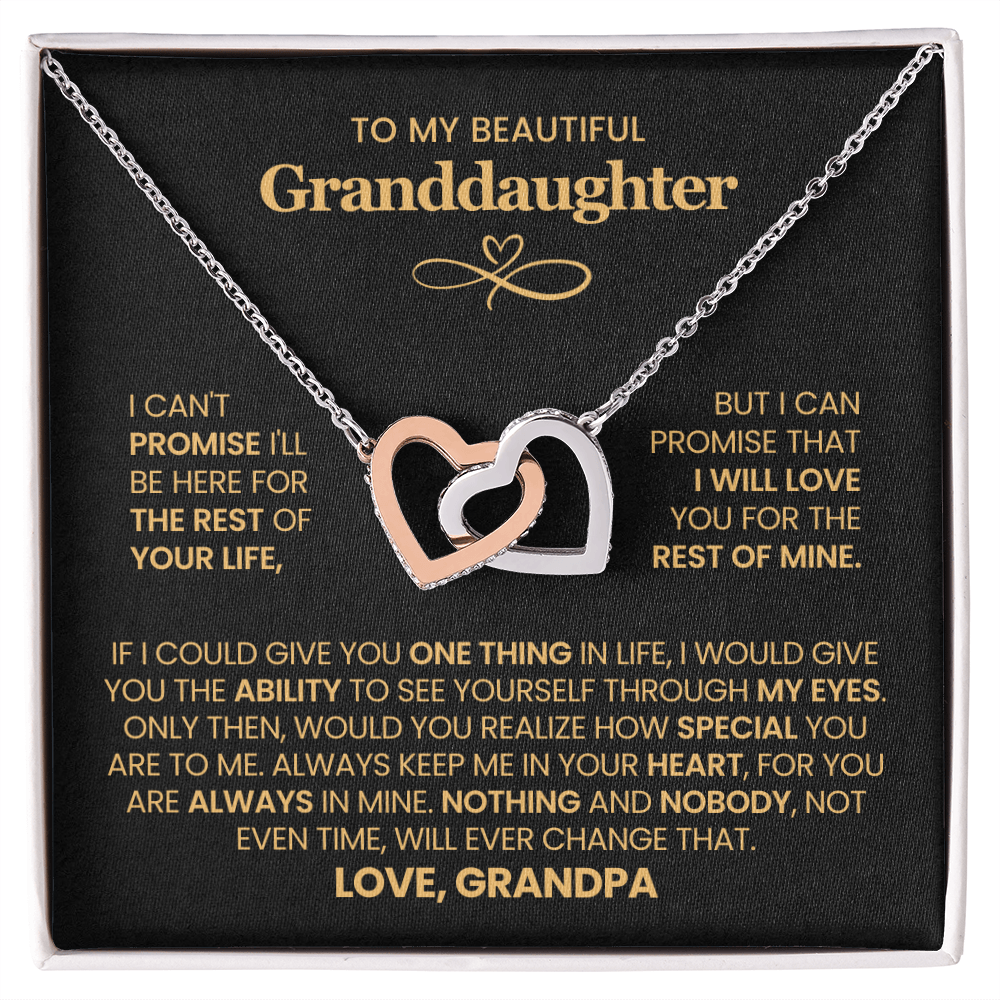 To My Beautiful Granddaughter - If I Could Give You One Thing In Life