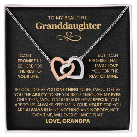 To My Beautiful Granddaughter - If I Could Give You One Thing In Life