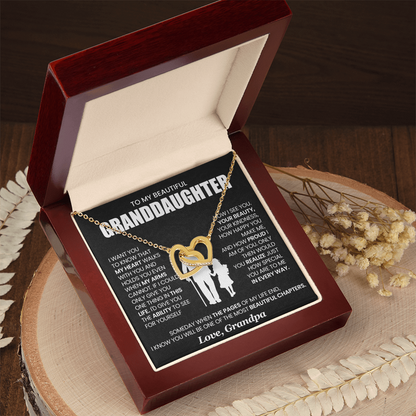 An meine wunderschöne Tochter, Geschenkset Ineinandergreifende Herzen – KT162