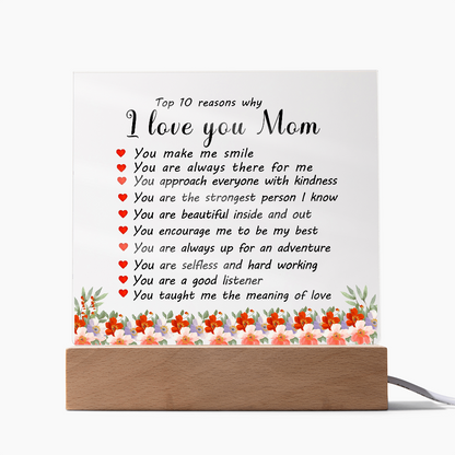 Die 10 Gründe, warum ich dich liebe, Mama
