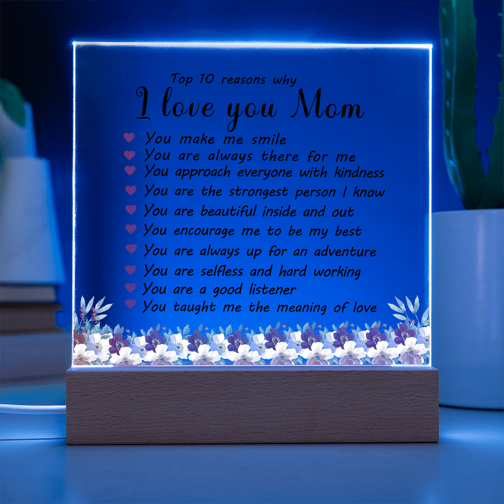 Die 10 Gründe, warum ich dich liebe, Mama