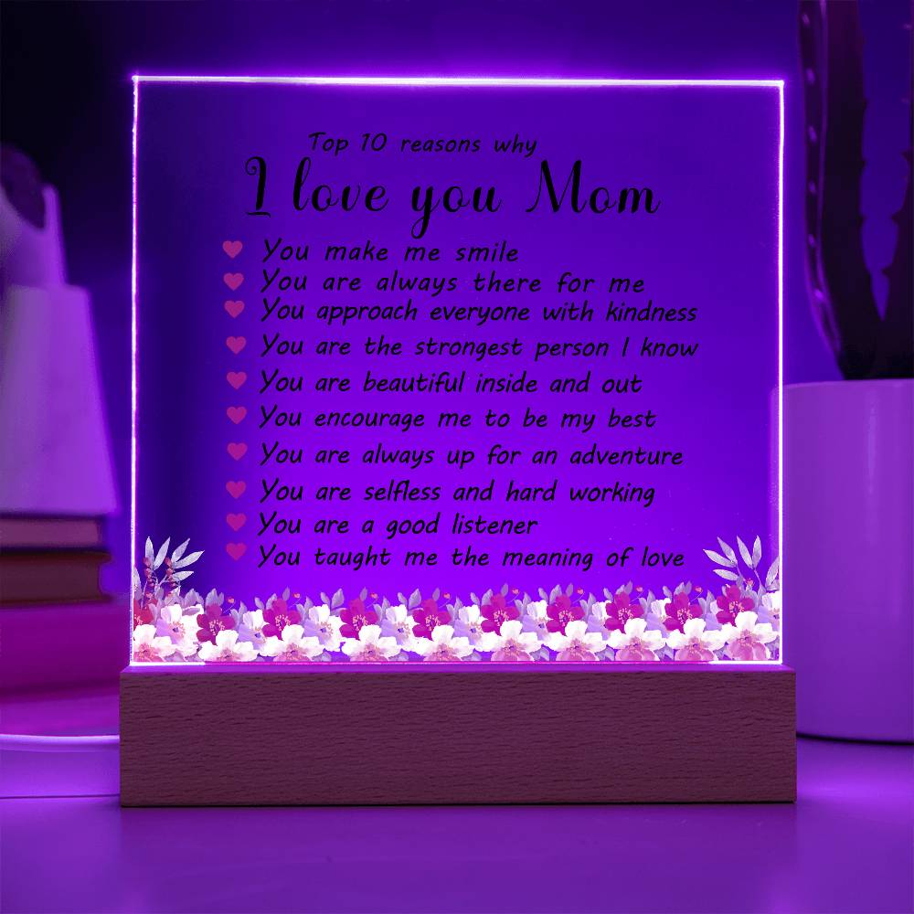 Die 10 Gründe, warum ich dich liebe, Mama