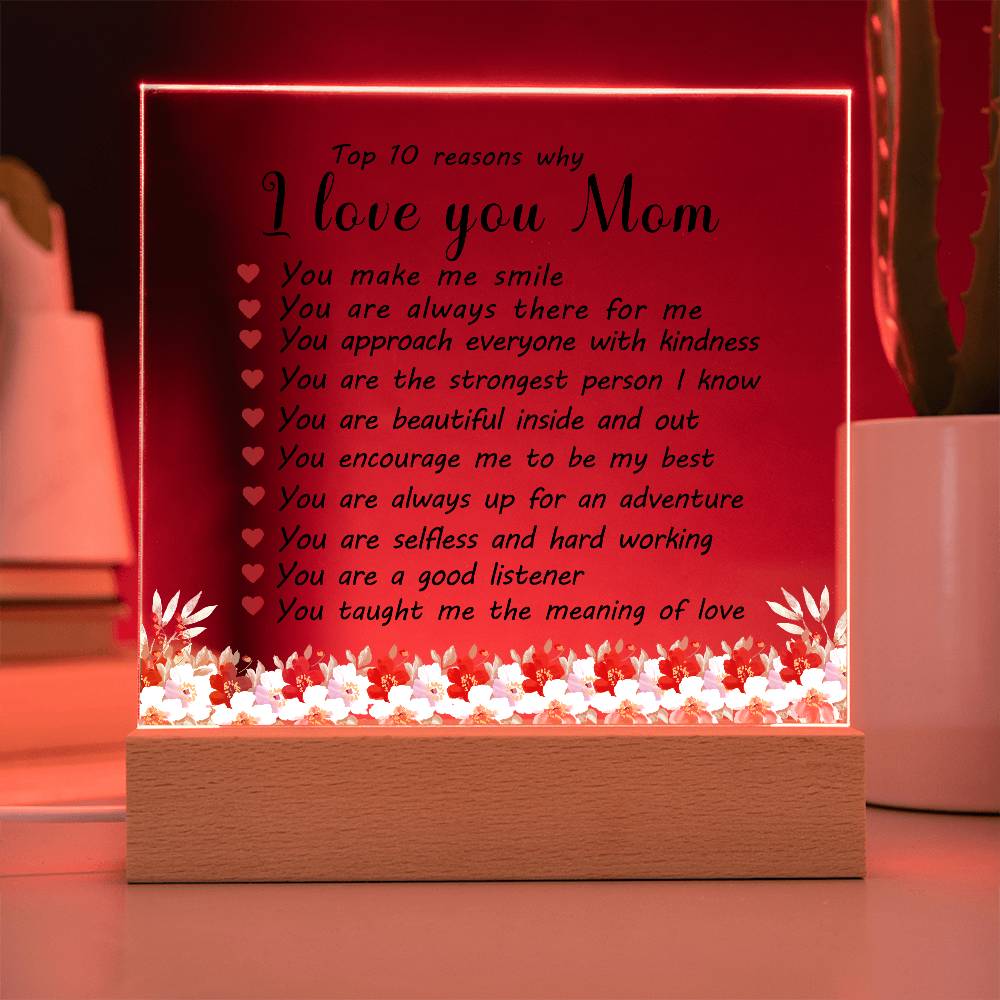 Die 10 Gründe, warum ich dich liebe, Mama