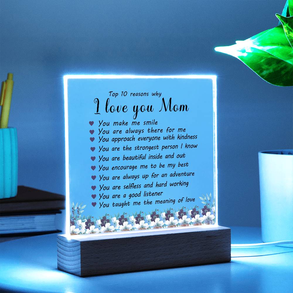 Die 10 Gründe, warum ich dich liebe, Mama