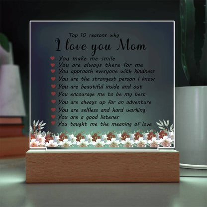 Die 10 Gründe, warum ich dich liebe, Mama