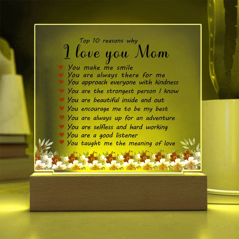 Die 10 Gründe, warum ich dich liebe, Mama