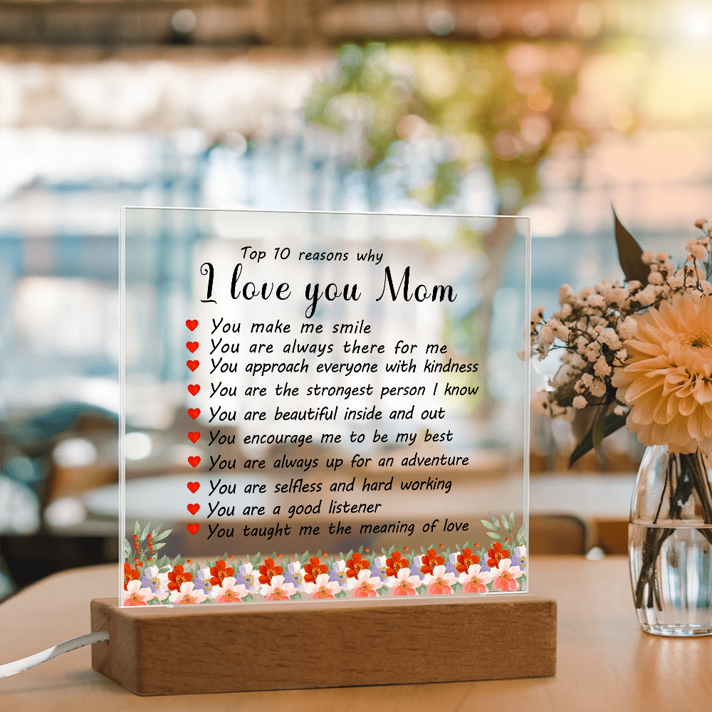 Die 10 Gründe, warum ich dich liebe, Mama