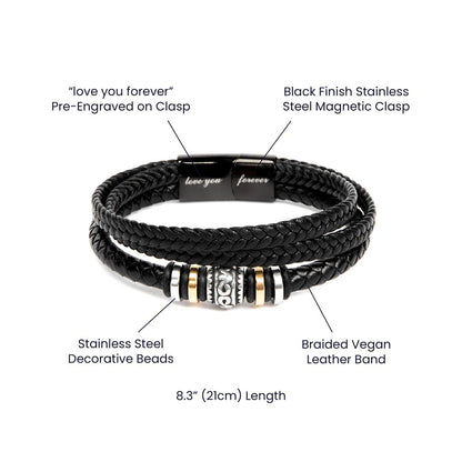 To My Son - Never Forget How Much I Love You Bracelet