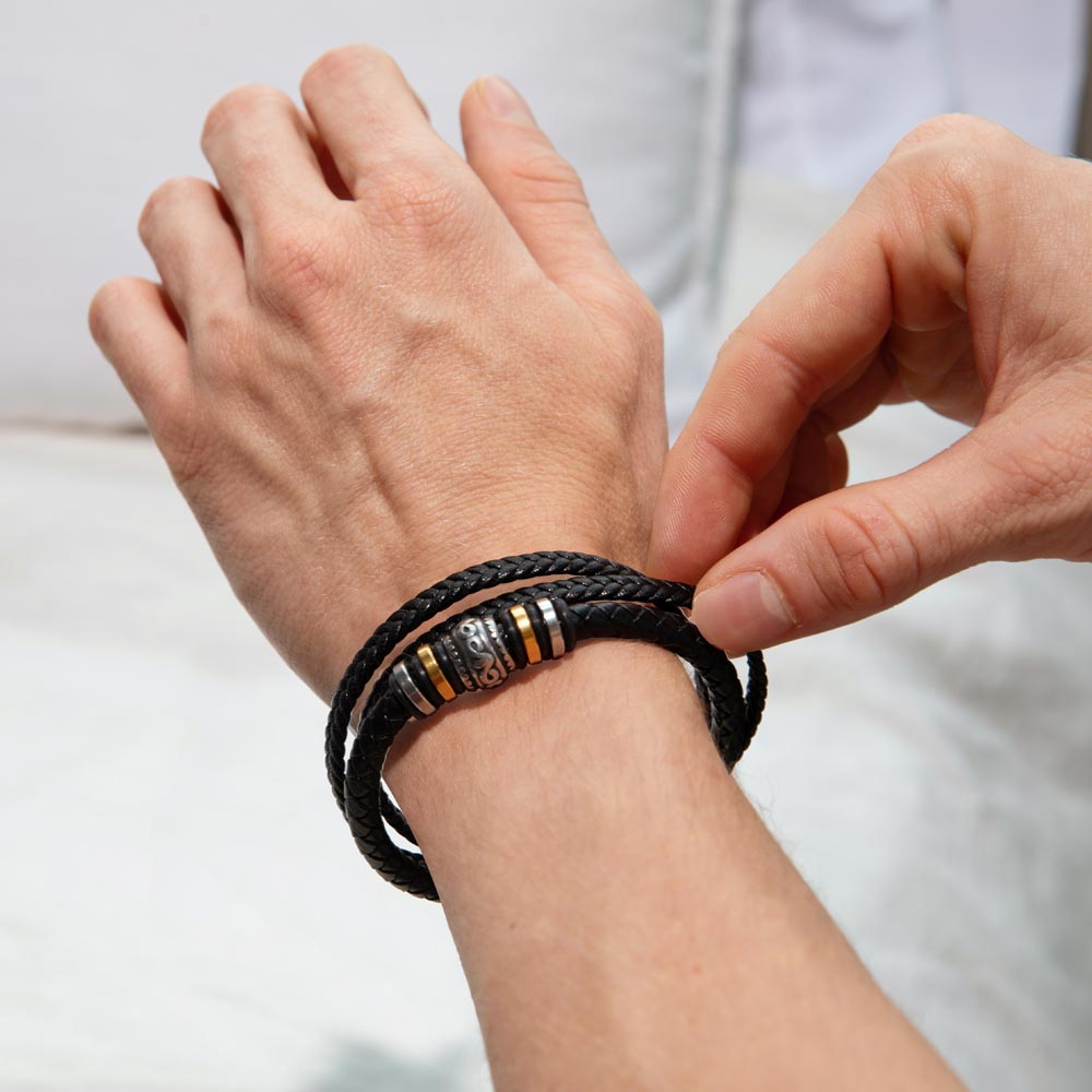 To My Son - Whenever You Feel Overwhelmed Always Remember To - Bracelet