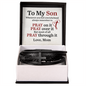 To My Son - Whenever You Feel Overwhelmed Always Remember To - Cross Bracelet