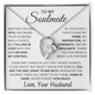 To My Soulmate, Meeting You Was Fate - Forever Love Necklace