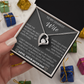 To My Dearest Wife, From The Moment We Met - Forever Love Necklace