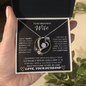 TO MY BEAUTIFUL Wife, I Didn't Marry You So Could Live With You - Forever Love Necklace