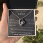 To My Dearest Wife, From The Moment We Met - Forever Love Necklace