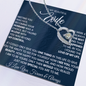 To My Beautiful Wife, Meeting You Was Fate - Forever Love Necklace