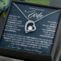 To My Beautiful Wife, Meeting You Was Fate - Forever Love Necklace