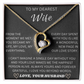 To My Dearest Wife, From The Moment We Met - Forever Love Necklace
