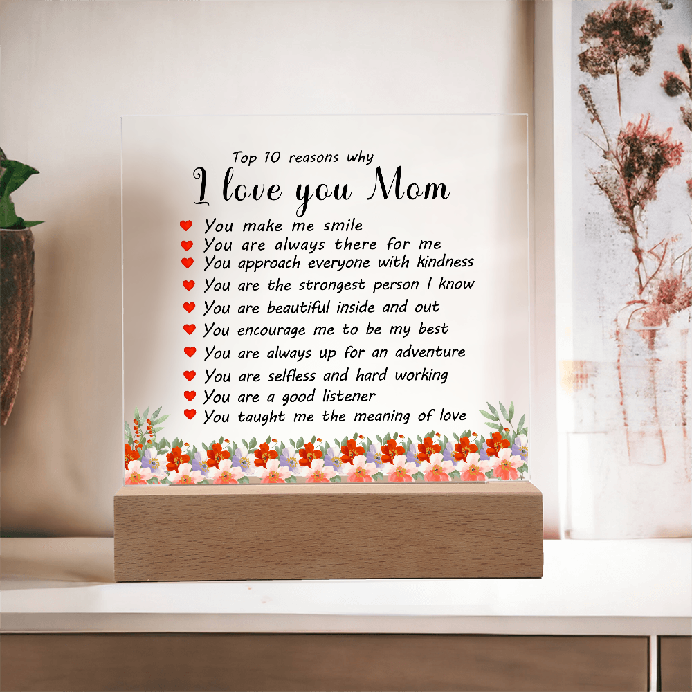 Die 10 Gründe, warum ich dich liebe, Mama