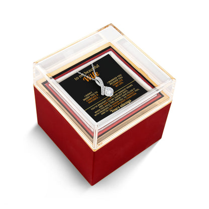 An meine wunderschöne Frau, rotierende Rosen-Geschenkbox – KT403